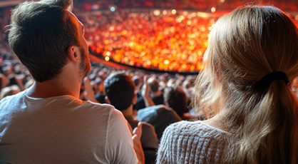 Spectacle avec des spectateurs